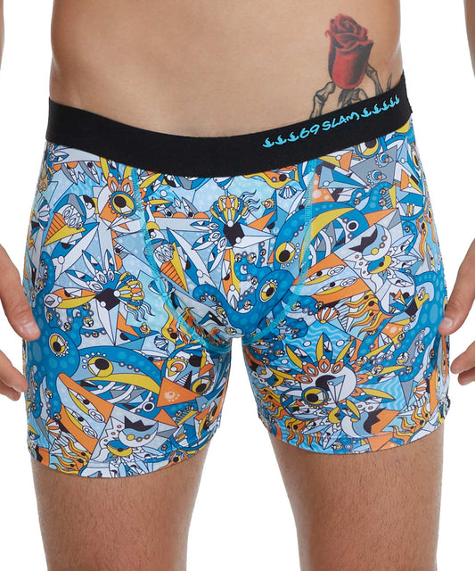 MEN EXOTIC SEA DYLAN FITTED BOXER