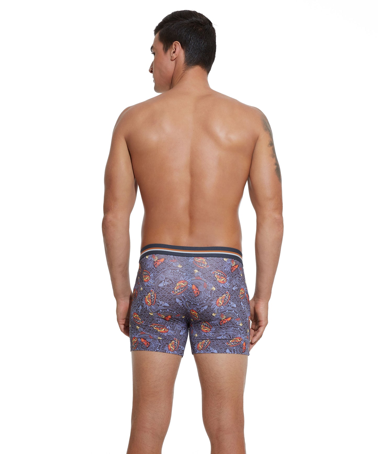 MEN MAYAN HEAD DYLAN FITTED BOXER